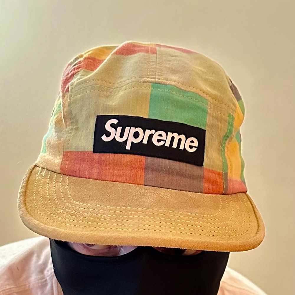Supreme Colorful Patchwork Hat with suede brim - OS
